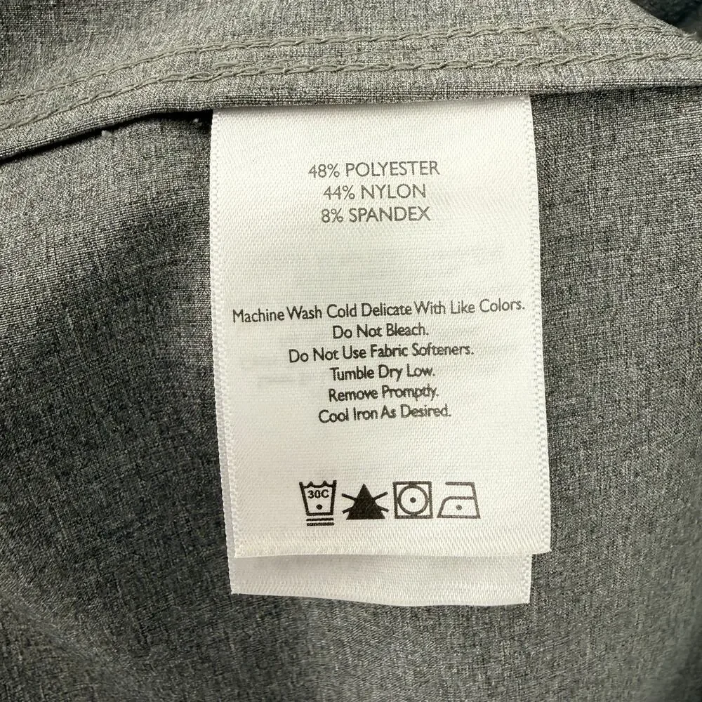 Eddie Bauer Travex Voyager Blazer Mens Suze 38 Gray Stretch Jacket